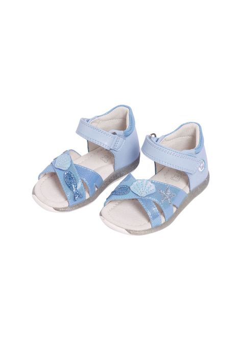 Sandalia Bebe Verano Niña Celeste Pillin-0