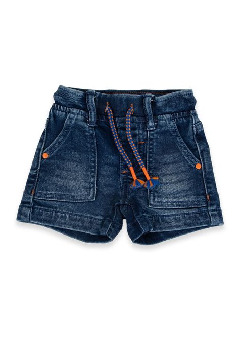 Bermuda Bebé Niño Denim Pillin (PVA714-24DEN)-0