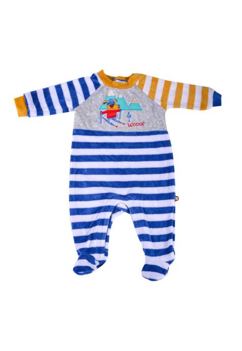 Osito Plush Bebé Niño Azul marino Pillin-0