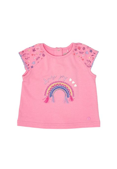Polera Bebé Niña Rosado Pillin-0