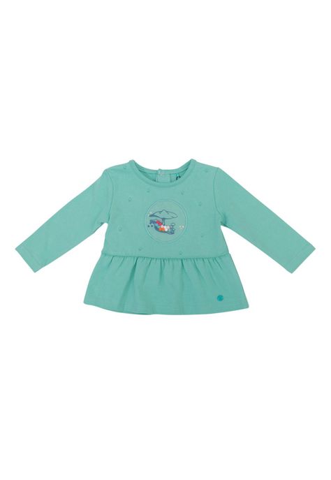 Polera Bebé Niña Verde Pillin-1