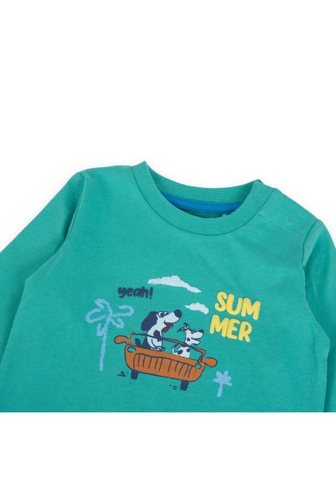 Polera Bebé Niño Verde Pillin (PVA602-24VER)-1