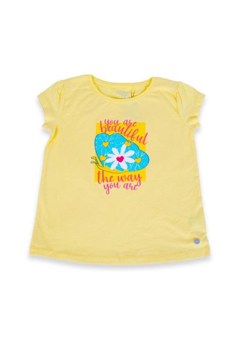 Polera Niña Amarillo Pillin-0