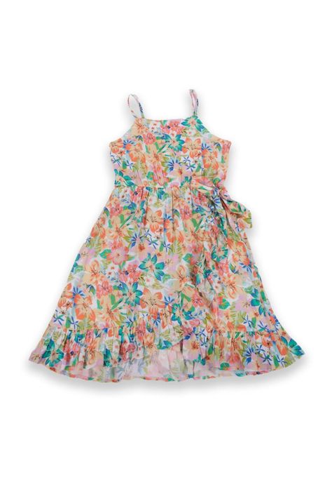 Vestido Niña Naranja Pillin-0