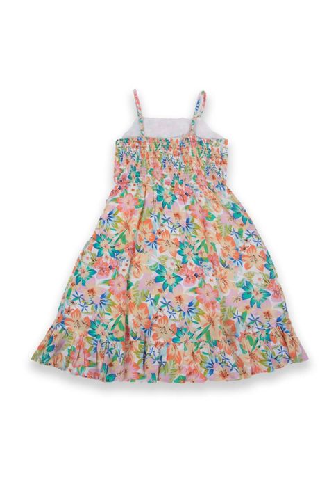 Vestido Niña Naranja Pillin-2