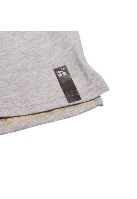 Polera Manga Corta Niño Gris Claro Pillin-2