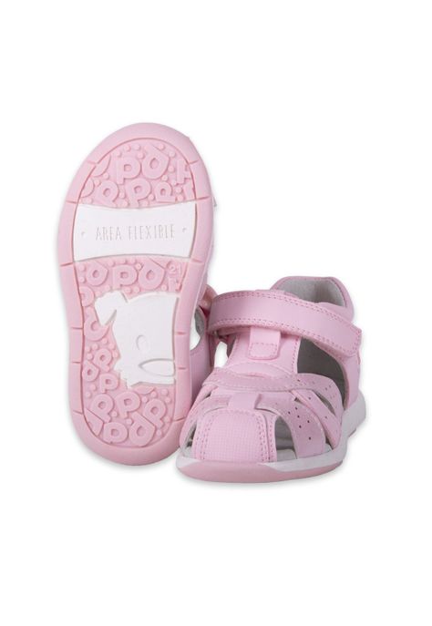 Sandalias Clasico Bebe Niña Rosado Pillin (PZA415-24ROS)-1