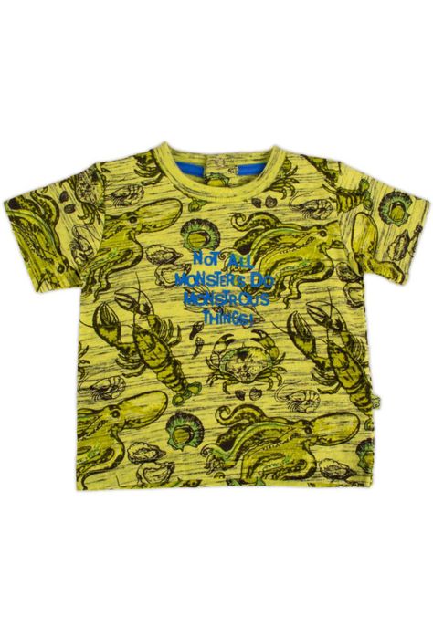 Polera Bebe Niño Verde Pillin-0