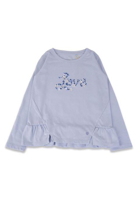 Polera Niña Celeste Pillin-1