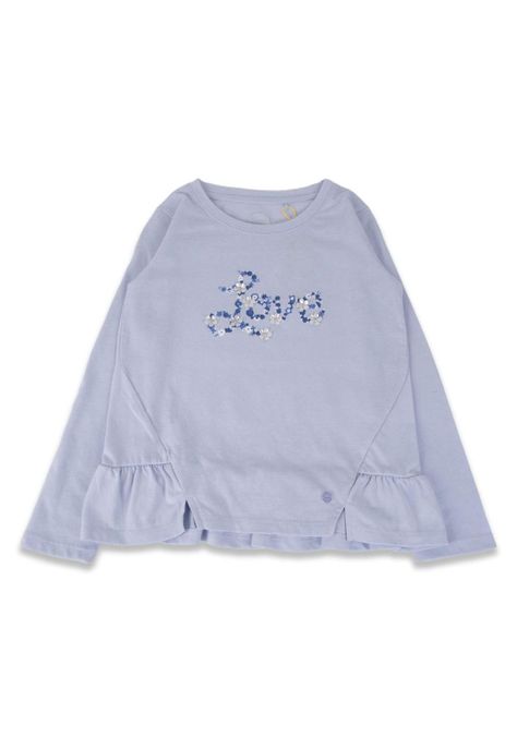 Polera Niña Celeste Pillin-0