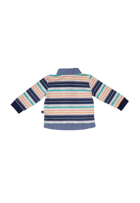 Polera Bebé Niño Azul Pillin-1