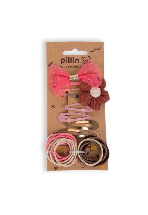 Pinches & Cintillos Bebé Niña Multicolor Pillin (PAA152-24SUR)-0