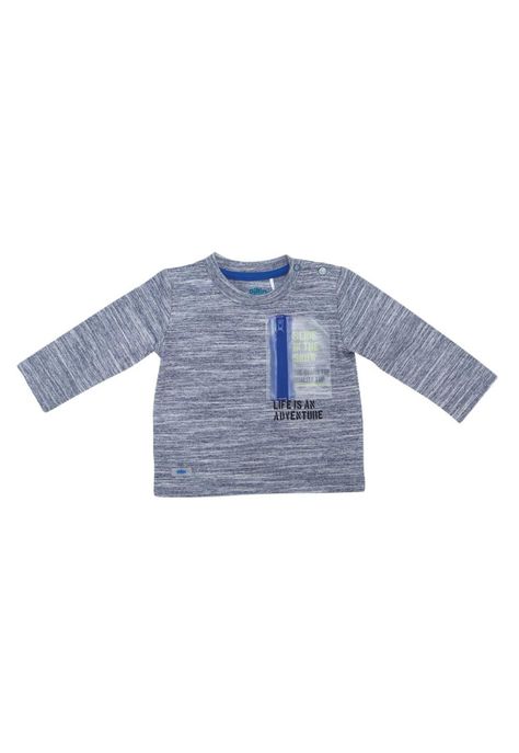 Polera Bebé Niño M/L Azul Pillin-0
