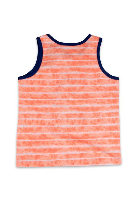 Polera Niño Naranja Pillin-2