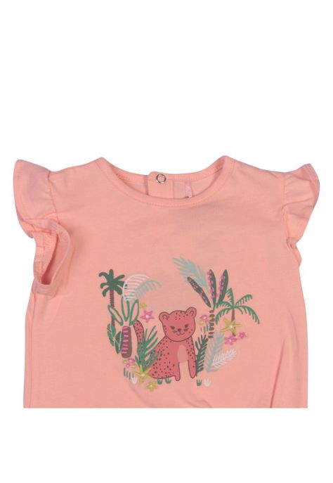 Polera Bebe Niña Naranja Pillin-3