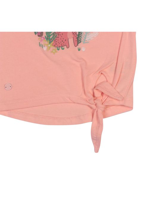 Polera Bebe Niña Naranja Pillin-4