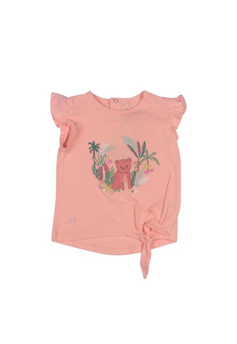 Polera Bebe Niña Naranja Pillin-0