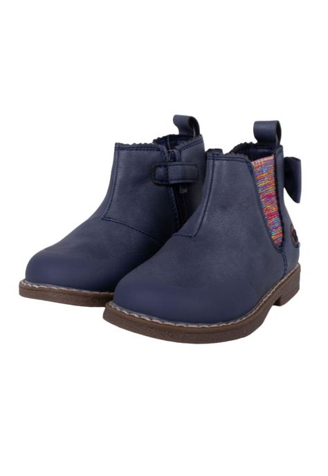 Botin Bebe Niña Azul Pillin-0