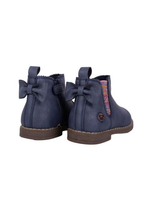 Botin Bebe Niña Azul Pillin-3