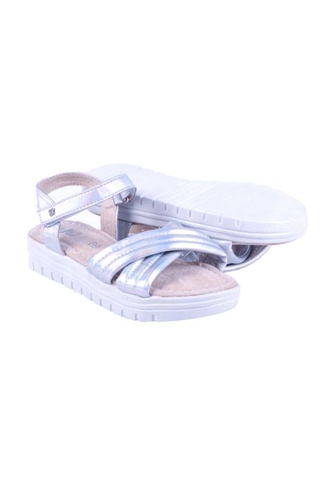 Sandalias Niña Plateado Pillin-1