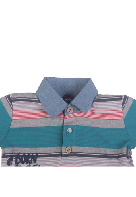 Polera Bebe Niño Gris Pillin-2