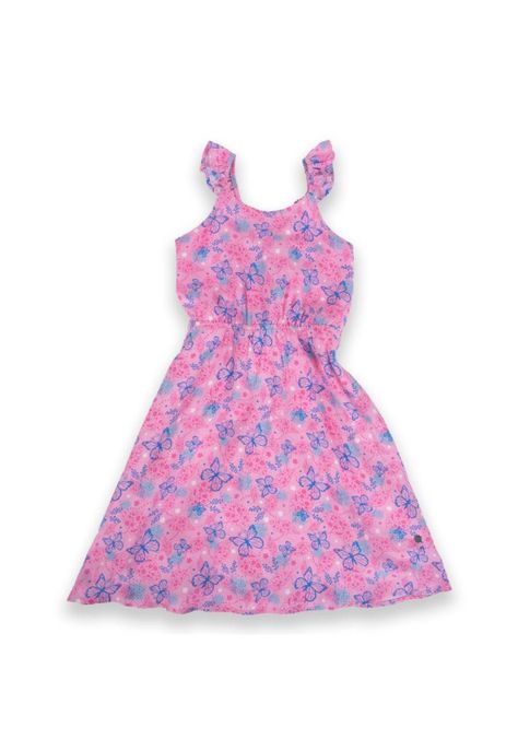Vestido Niña Rosado Pillin-0