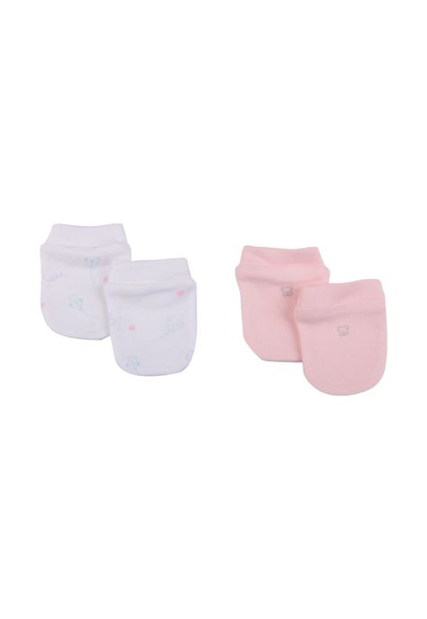 Set Mitones 2 Pzas Bebe Niña Multicolor Pillín-0