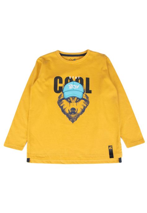 Polera Niño Mostaza Pillin (PVB601-25MOS )-0