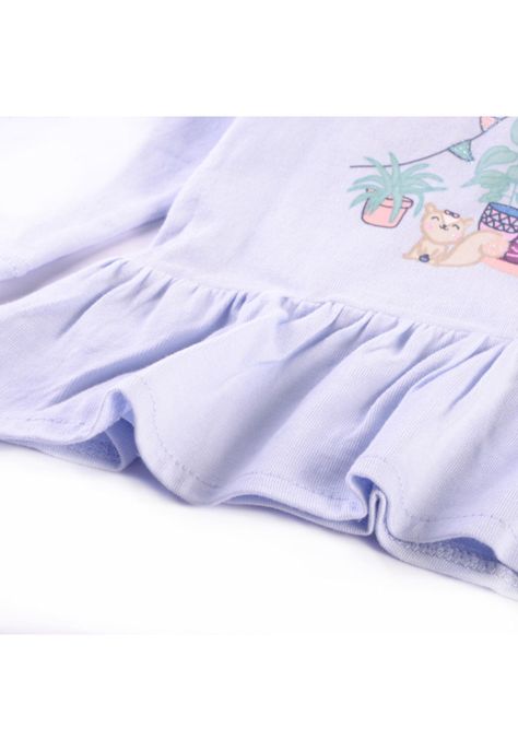 Polera Manga Larga Bebé Niña Lavanda Pillin-2
