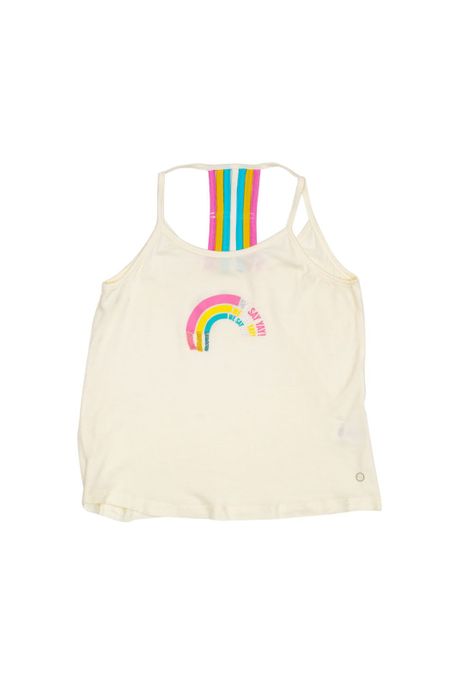 Polera Niña Blanco Pillín-1