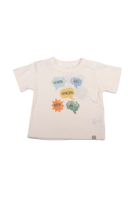 Polera Bebe Niño Blanco Pillin-0