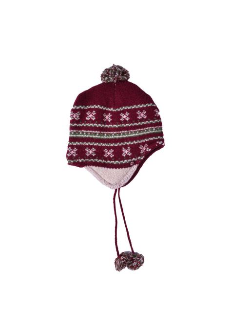 Gorro Bebé Niño Burdeo Pillin-0