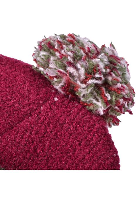 Gorro Bebé Niño Burdeo Pillin-2