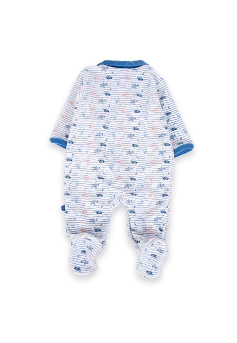 Osito Bebé Niño Azul petróleo Pillin (PVA311-24AZP)-3