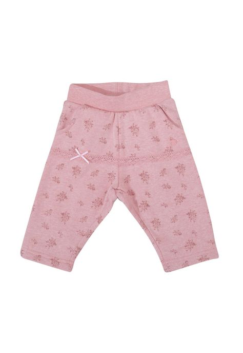 Pantalón De Buzo Bebé Niña Rosado Pillin-1