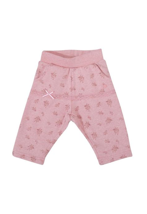 Pantalón De Buzo Bebé Niña Rosado Pillin-0