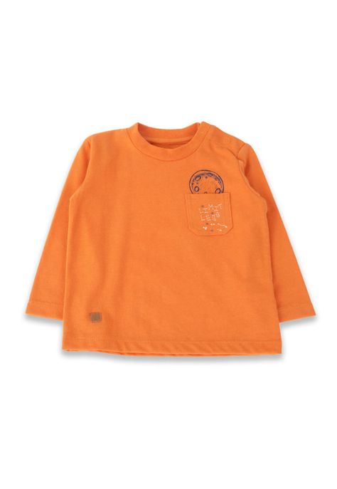 Polera Bebé Niño Naranja Pillin-1