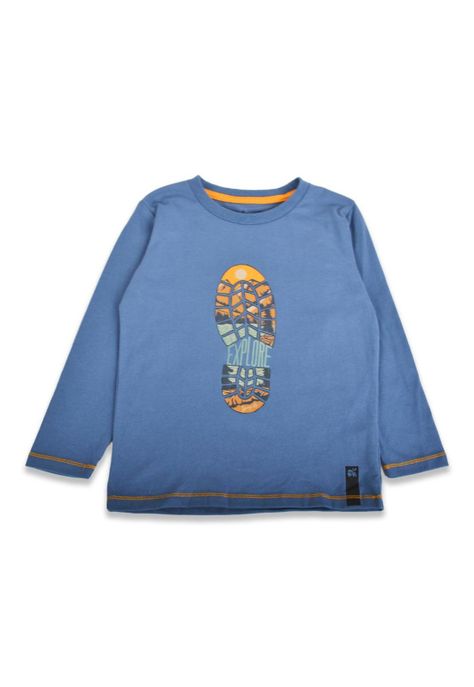 Polera Niño Azul Pillin-0