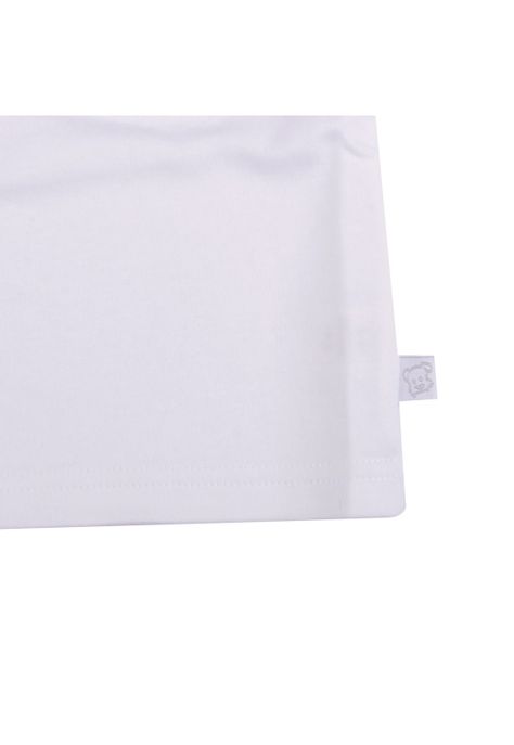 Set 2 Pzas Camiseta Bebé Unisex Blanco Pillin-1