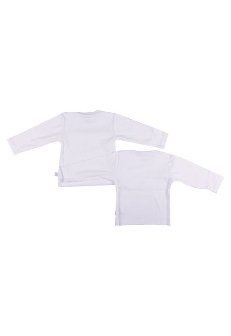Set 2 Pzas Camiseta Bebé Unisex Blanco Pillin-3