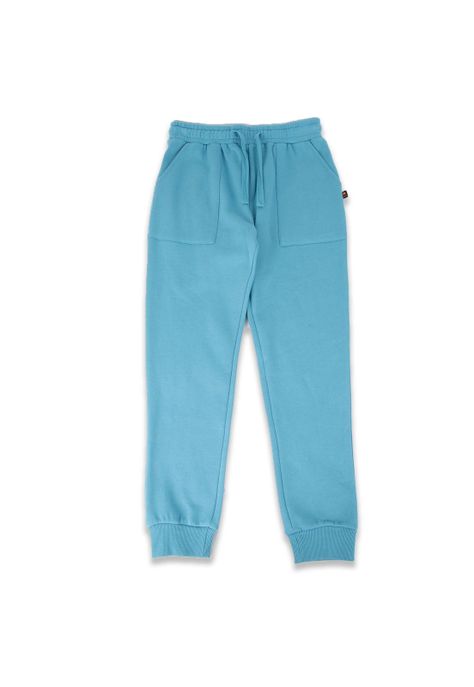 Pantalón de buzo Niña Azul Pillin-0