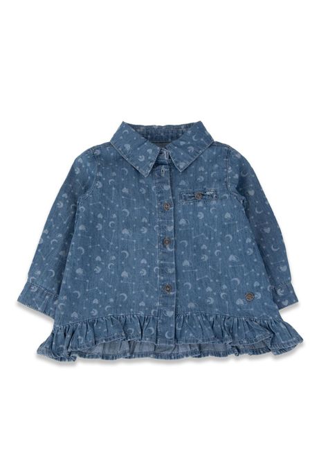 Blusa Bebé Niña Denim Pillin-0