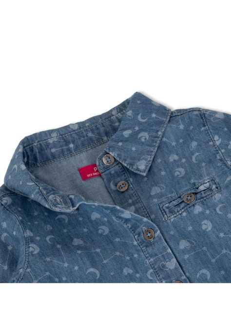 Blusa Bebé Niña Denim Pillin-1