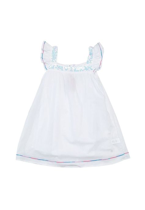 Vestido Niña Blanco Pillin-0