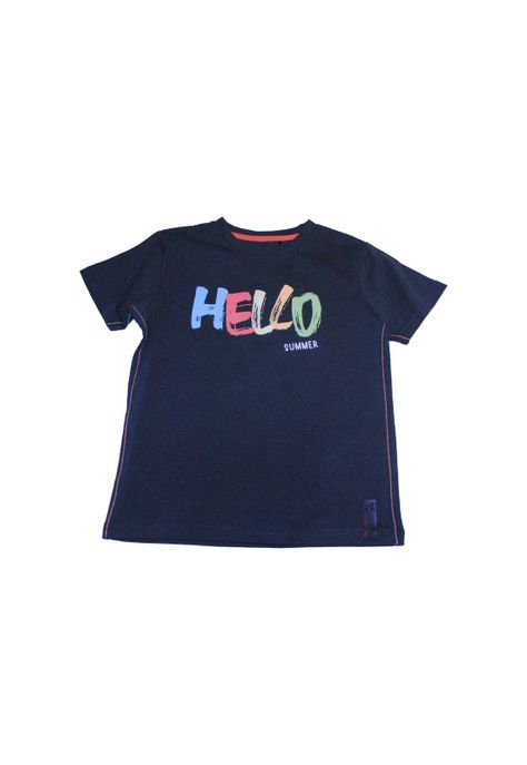 Polera Niño Gris oscuro Pillin-0