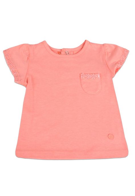 Polera Bebe Niña Naranja Pillin-0