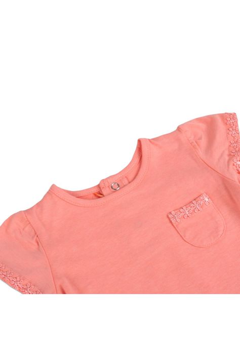 Polera Bebe Niña Naranja Pillin-1