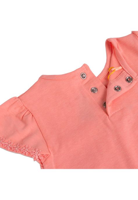 Polera Bebe Niña Naranja Pillin-2
