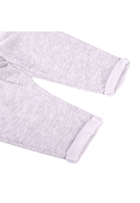 Pantalón Buzo Bebé Niña Gris claro Pillin-3
