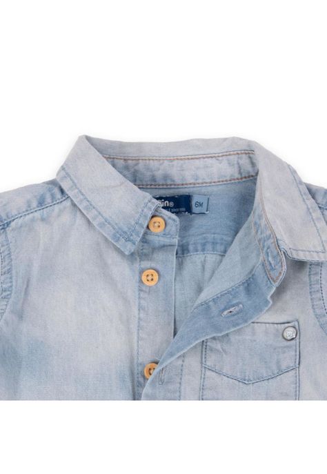 Camisa Bebé Niño Denim Pillin-1
